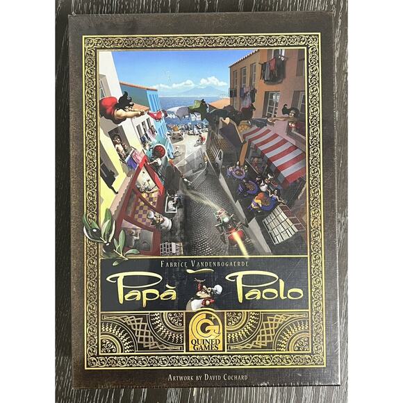 Papa Paolo Board Game by Fabrice Vandenbogaerde 2017 Quined Games New & Sealed